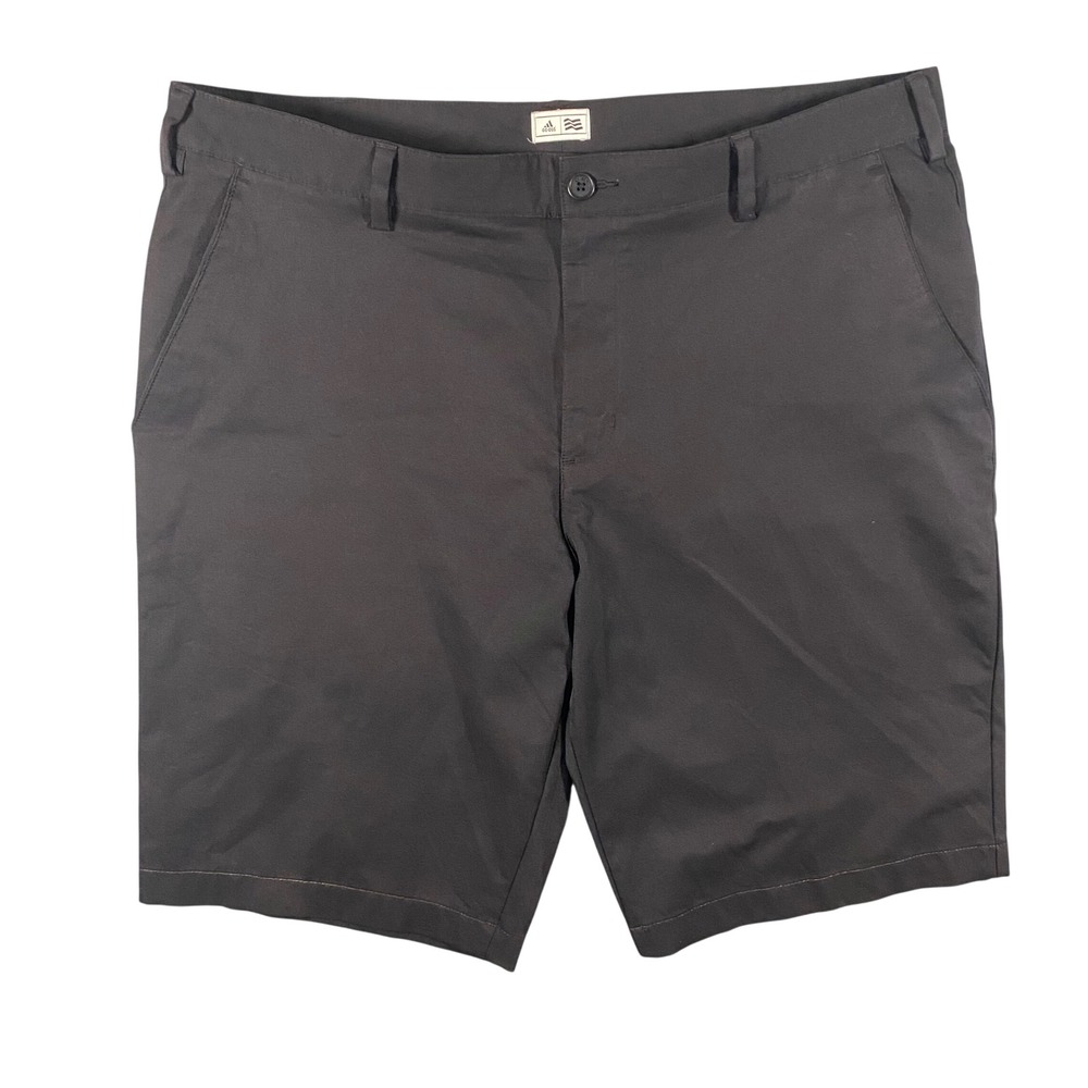 Adidas Mens Golf Shorts Dark Grey Flat‎ Front Performance Size 38